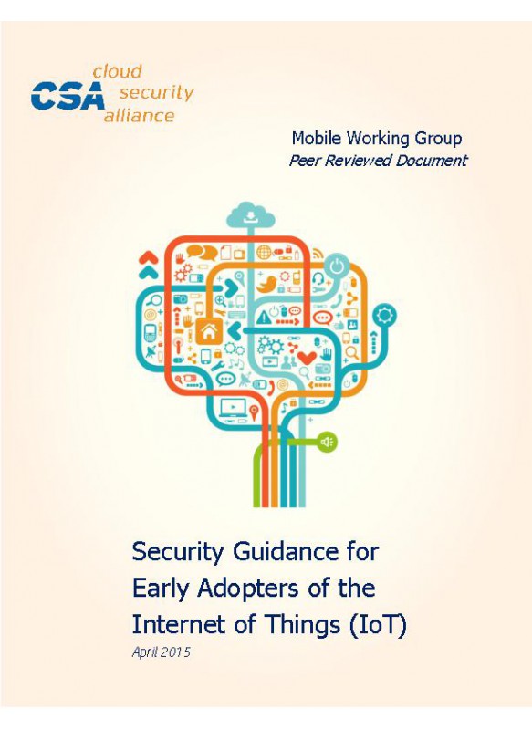 Security Guidance for Early Adopters of the Internet of Things (IoT)