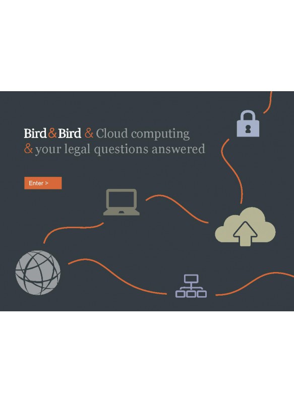 Bird & Bird & Cloud computing & your legal questions answered