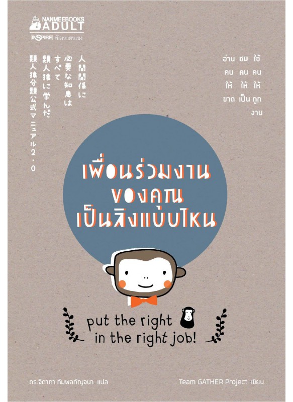 เพื่อนร่วมงานของคุณเป็นลิงแบบไหน เพื่อนร่วมงานของคุณเป็นลิงแบบไหน