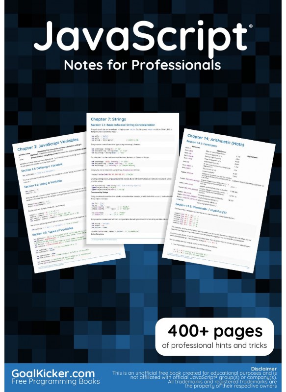 JavaScript Notes For Professionals