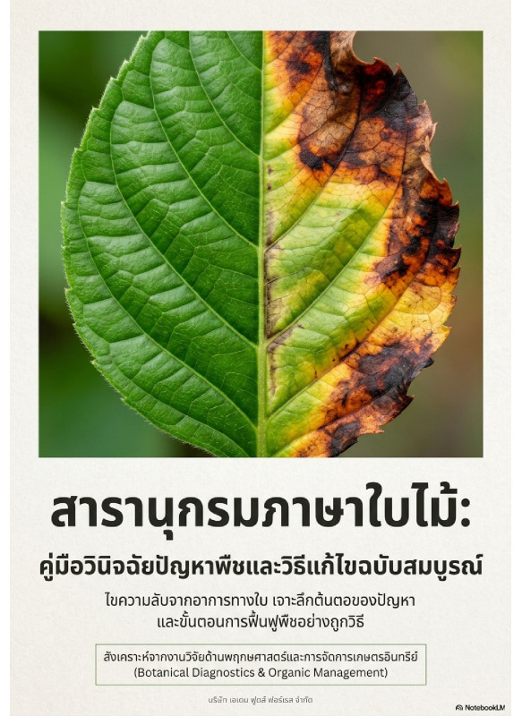 สารานุกรมภาษาใบไม้: คู่มือวินิจฉัยปัญหาพืชและวิธีแก้ไขฉบับสมบูรณ์