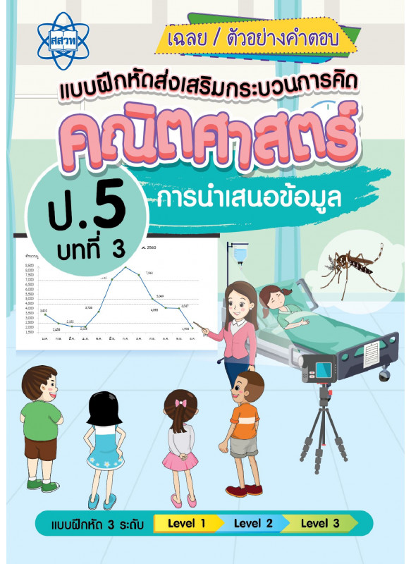 เฉลยแบบฝึกหัดส่งเสริมกระบวนการคิดคณิตศาสตร์ 3 ระดับ ชั้นป.5 บทที่ 3 การนำเสนอข้อมูล เฉลยแบบฝึกหัดส่งเสริมกระบวนการคิดคณิตศาสตร์ 3 ระดับ ชั้นป.5 บทที่ 3 การนำเสนอข้อมูล