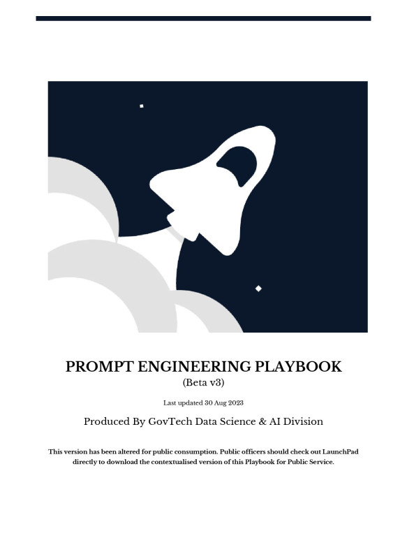 Prompt Engineering Playbook Beta v3 Prompt Engineering Playbook Beta v3